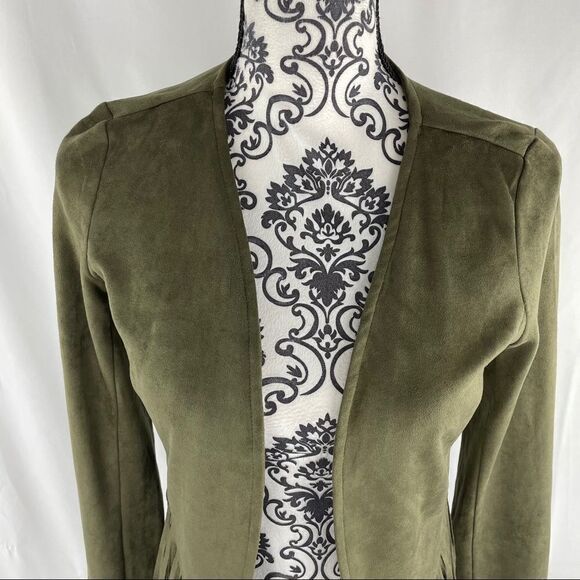 Flying Tomato Candace Olive Fringe Jacket - Picture 5 of 10